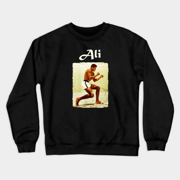 Muhammad Ali - Vintage Crewneck Sweatshirt by GoodMan999